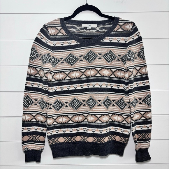 XXI Forever 21 Vintage Aztec Pullover sweater Size M - Picture 4 of 13